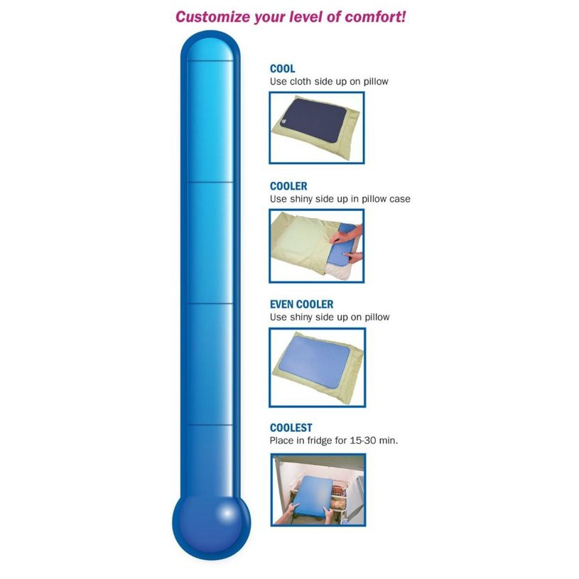 ช่วยระบายความร้อนช่วยให้นอนหลับแผ่นรองพื้นกล้ามเนื้อเยื่อบรรเทาความเย็นเจลหมอนแผ่นน้ำแข็ง