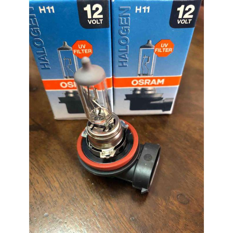 [แพ็กคู่ถูกกว่า!!!]หลอด H11 12V 55W (Original) ยี่ห้อ Osram แท้ made in ...