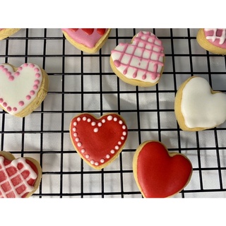 สินค้า มินิฮาร์ท มินิคุกกี้เนยสดรูปหัวใจ คุกกี้ไอซิ่ง cookie valentines คุกกี้วาเลนไทน์