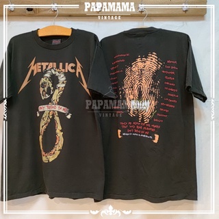 [ METALLICA ] dont tread on me  @1992  เมทัลลิก้า เสื้อวง เสื้อทัวร์ papamama vintage