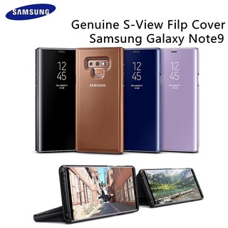 Samsung Galaxy Note 9 Mirror S-View Filp Cover Auto Sleep Clear View Standing Flip Case EF-ZN960 For Note 9