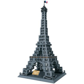 ตัวต่อเสริมทักษะ หอไอเฟล กรุงปารีส ประเทศฝรั่งเศส 978pcs Hot world famous Architecture Eiffel Tower Paris France