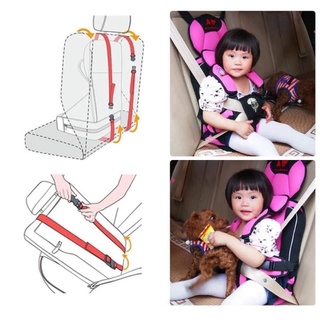 ภาพขนาดย่อของภาพหน้าปกสินค้าพร้อมส่งในไทย Car Seat  คาร์ซีทแบบพกพา จากร้าน doungdee.shop บน Shopee ภาพที่ 4