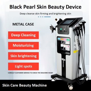 8 in 1 facial beauty machine Multifunctional Facial Cleaning Hydra Water Dermabrasion Beauty Machine H2O2 skin deep clea