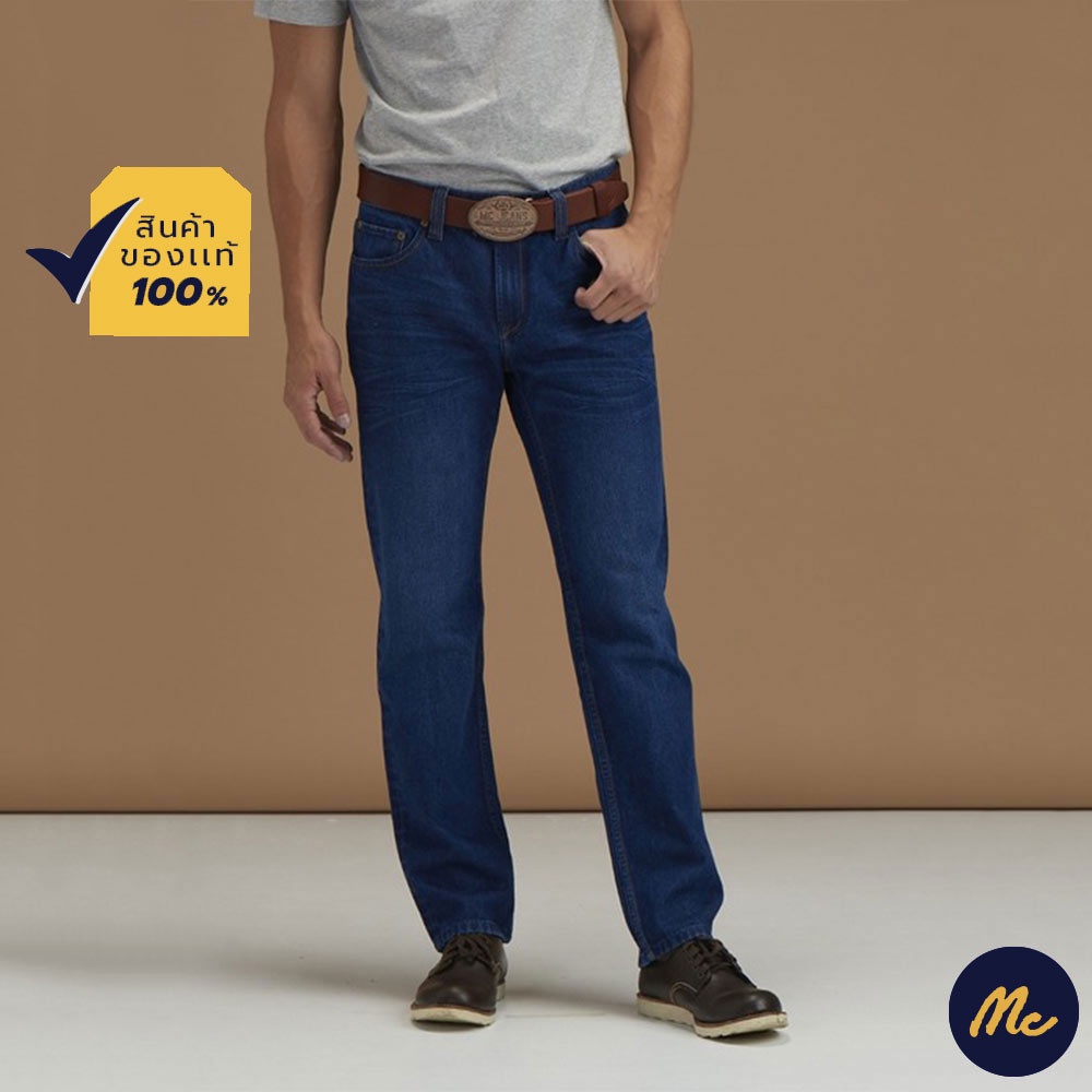 ภาพหน้าปกสินค้าMc JEANS กางเกงยีนส์ แม็ค แท้ ผู้ชาย กางเกงขายาว ทรงขากระบอก สีบลูยีนส์ ทรงสวย MBI2145