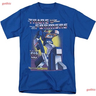 เสื้อยืดลำลอง Transformers Soundwave T Shirt &amp; Stickers Short sleeve T-shirts