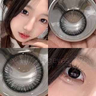 ✨ คอนแทคเลนส์สีดำ  ขนาดมินิ Mini  black ☀️กรองแสง uv (บิ๊กอาย คอนแทคเลนส์ Bigeye)