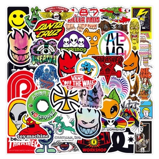 ✨พร้อมส่ง✨สติกเกอร์ไดคัท Sticker UFO VANS Famous logo DIY กันน้ำ สติ๊กเกอร์ 50 ชิ้น โทรศัพท์มือ