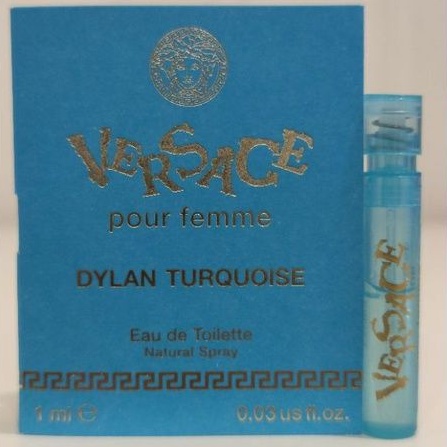 ภาพหน้าปกสินค้าVial  Versace ️ Dylan Turquoise Pour Femme EDT 1ml ตัวใหม่ล่าสุดดด หอมมมมาก น้ำหอมชนิดพกพา ไวออลแท้