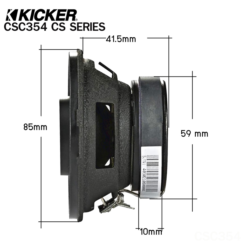 ของแท้-รุ่นใหม่-ลำโพง3-5นิ้ว-kicker-รุ่น-csc354-cs-seriesลําโพงติดรถยนต์แกนร่วมโคแอกเซียล-2-ทาง3-5-นิ้ว