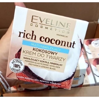Eveline Rich Coconut Multi-Moisturizing Coconut Face Cream 50ml.