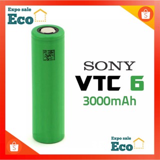 VTC6 Sony ถ่านชาร์จแท้ ไม่แท้คืนเงิน 3120mAh Rechargeable Battery 18650 3.7V ราคาต่อ1 ก่อน ซื้อ2แถมกล่องฟรีกล่อง