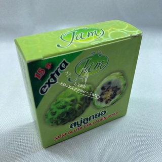 [ของแท้100％ส่งส่ง！]JAM * 1ก้อน *สบู่ลูกยอ โนนิ กลูต้า คอลลาเจน โซพ หน้าใส สบู่ในตำนาน ขนาด 60กรัม