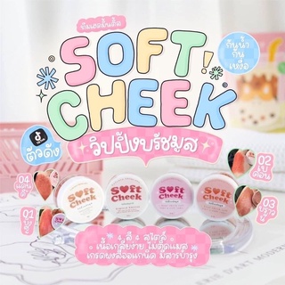 (พร้อมส่ง)Soft Cheek วิปปิ้งบรัชมูส บรัชมูส เนื้อวิปปิ้ง ทาได้ทั้งตาเเละแก้ม ปาก สีสวยสดใส