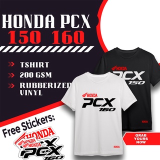 Honda PCX T-Shirt 150 / PCX 160 casual fashion cool sports mens and womens tops, Unisexเสื้อยืด