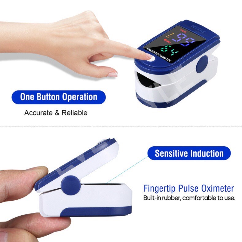 ภาพหน้าปกสินค้าเครื่องวัดออกซิเจนปลายนิ้ว Oximeter และ ตรวจวัดชีพจรปลายนิ้ว Fingertip pulse oximeter LK87 (ไม่แถมถ่าน)
