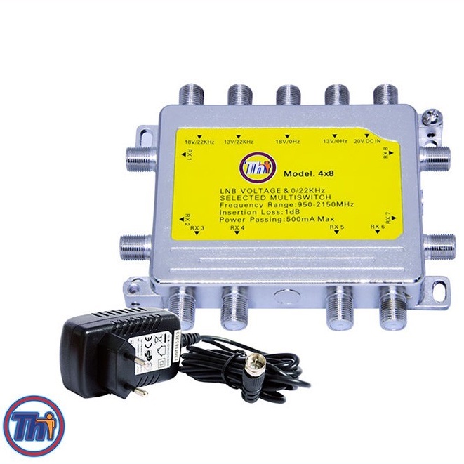 Thaisat MultiSwitch 4x8+Adapter | Shopee Thailand