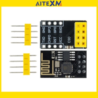 อะแดปเตอร์โมดูลรับส่งสัญญาณ WiFi ESP-01 ESP8266 ESP-01S Model Of The ESP8266