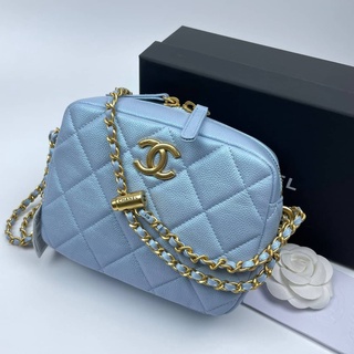 #Chanel21k #crossbodyziparound Grade vip Size 18cm เป็น Micro chip  อุปกรณ์ full box set