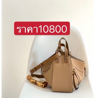 พรี​ ราคา10800 Loewe Hammock  66031กระเป๋าสะพายไหล่่่หนังแท้กระเป๋าสะพาย