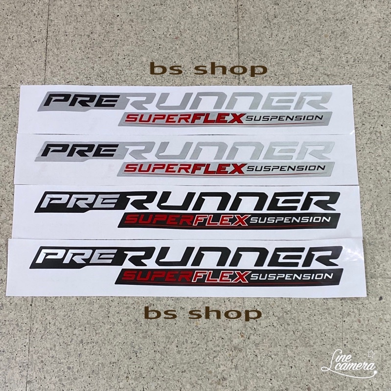 สติ๊กเกอร์* PRERUNNER ติดข้างท้ายกระบะ Toyota REVO ปี 2021-2022 ราคาต่อ ...