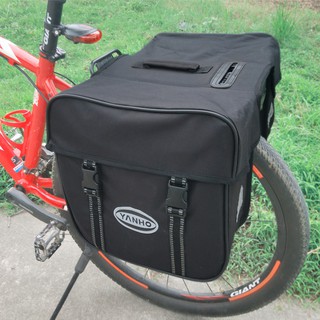สินค้า กระเป๋าท้ายจักรยาน  กระเป๋าท้ายจักรยานเสือภูเขา ใหญ่ ใส่ของได้เยอะ เนื้อผ้าอย่างดี ทนทาน กันน้ำ (400พร้อมส่ง ส่งทุกวัน)