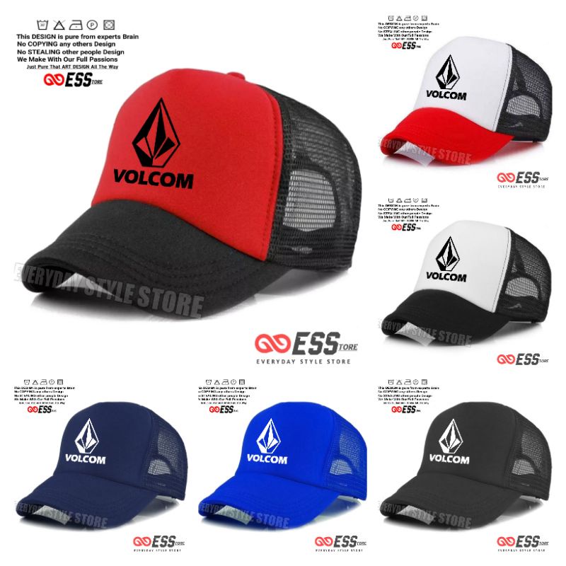 หมวกตาข่าย-volcom-trucker