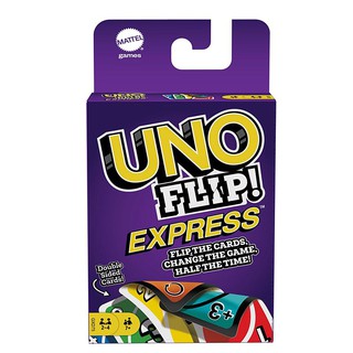 Mattel games UNO Flip Express การ์ดอูโน่ฟลิปขนาดพกพา