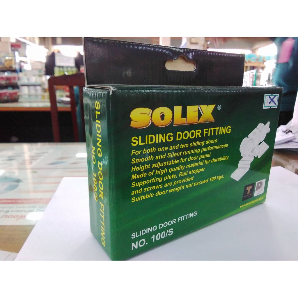 ชุดอุปกรณ์บานเลื่อน-solex-no-100-s-sliding-door-fitting