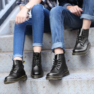 Dr.Martens 1460 รองเท้าบูทมาร์ตินหนัง 6 รู รองเท้ามาร์ตินกันลื่นกันน้ำคุณภาพสูง Tooling รองเท้าบูท