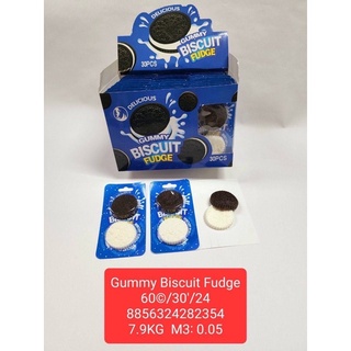 ภาพหน้าปกสินค้าเยลลี่กัมมี่คุ้กกี้โอรีโอ้(Gummy Biscuit Fudge) 1 กล่อง บรรจุ 30 ชิ้น ที่เกี่ยวข้อง