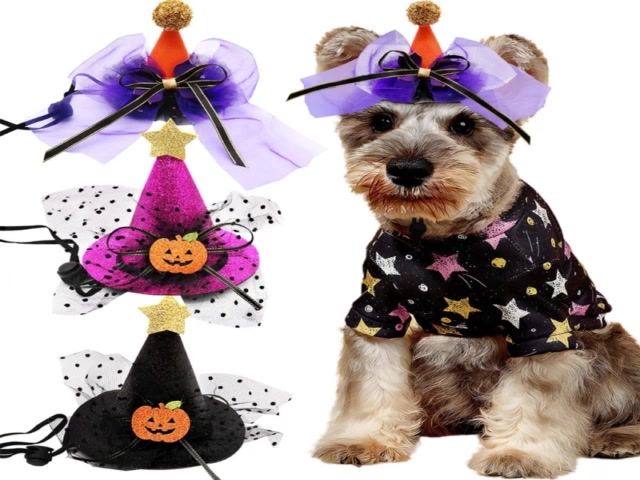 หมวกคอสเพลย์-รูปสุนัข-แมว-ขนาดเล็ก-เหมาะกับเทศกาลฮาโลวีน-สําหรับสัตว์เลี้ยง