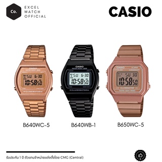 CASIO รุ่น VINTAGE CLASSIC รุ่น B640WC / B650WC / A168WEGB ประกัน CMG 1 ปี ร้าน Excel-watch