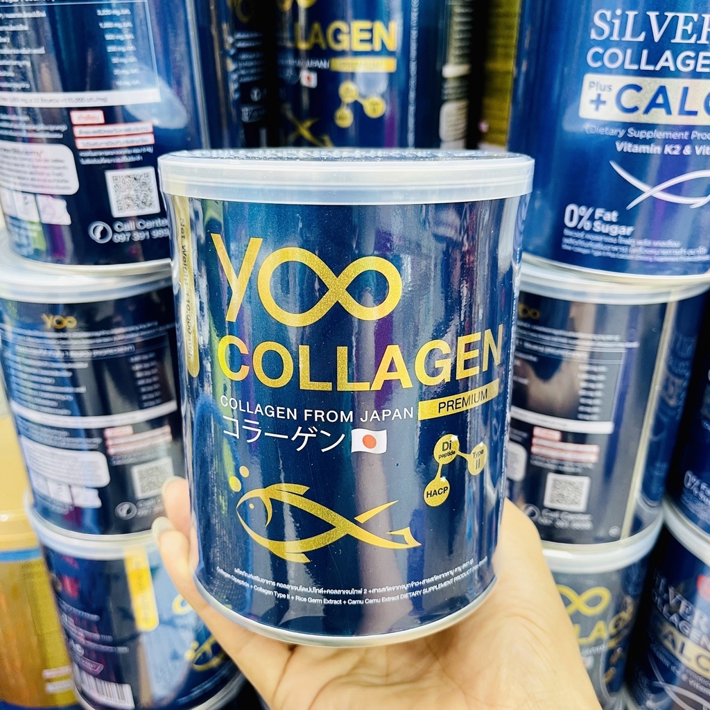 yoo-collagen-ยูคอลลาเจน-คอลลาเจนเกรดพรีเมี่ยม-ของแท้100-คอลลาเจนบอย-คอลลาเจนเพียว-110กรัม