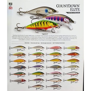 New For 2021 เหยื่อปลอม Rapala COUNTDOWN ELITE