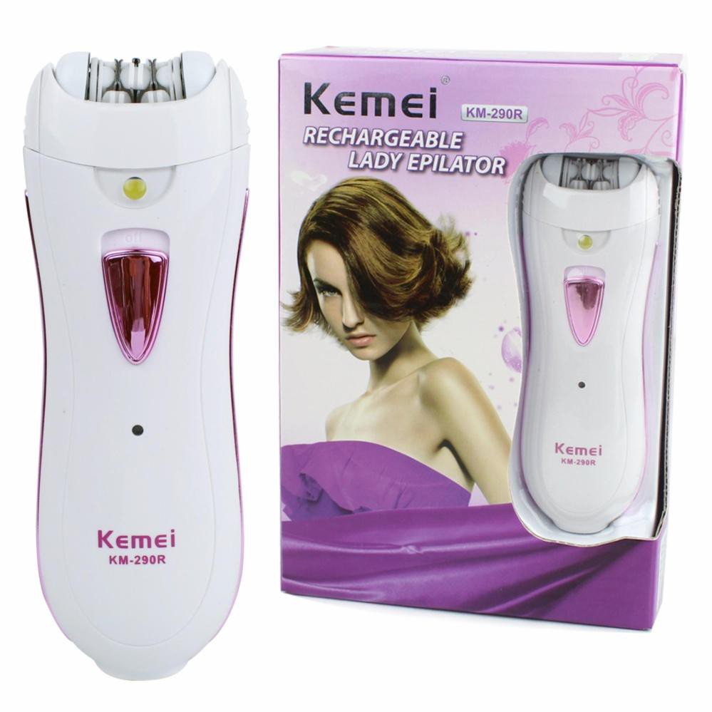 kemei-เครื่องถอนขนไฟฟ้าขนาดพกพา-ชาร์จไฟในตัว-รุ่น-km-290r