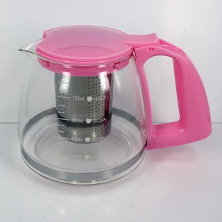 Tea Pot กาชงชา 750 ml สีชมพู