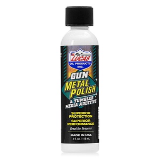 LUCAS OIL รุ่น GUN METAL POLISH ขนาด 4 oz. น้ำยาขัดผิวปืน