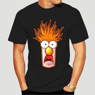 T-shirt  ขายดี เสื้อยืดลําลอง แขนสั้น พิมพ์ลาย Beaker Muppets Meep สําหรับผู้ชายS-5XL