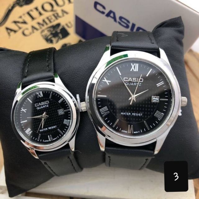 casio-ของแท้-100-นาฬิกาผู้ชาย-สายหนัง-พร้อมกล่องและรับประกัน-1-ปี