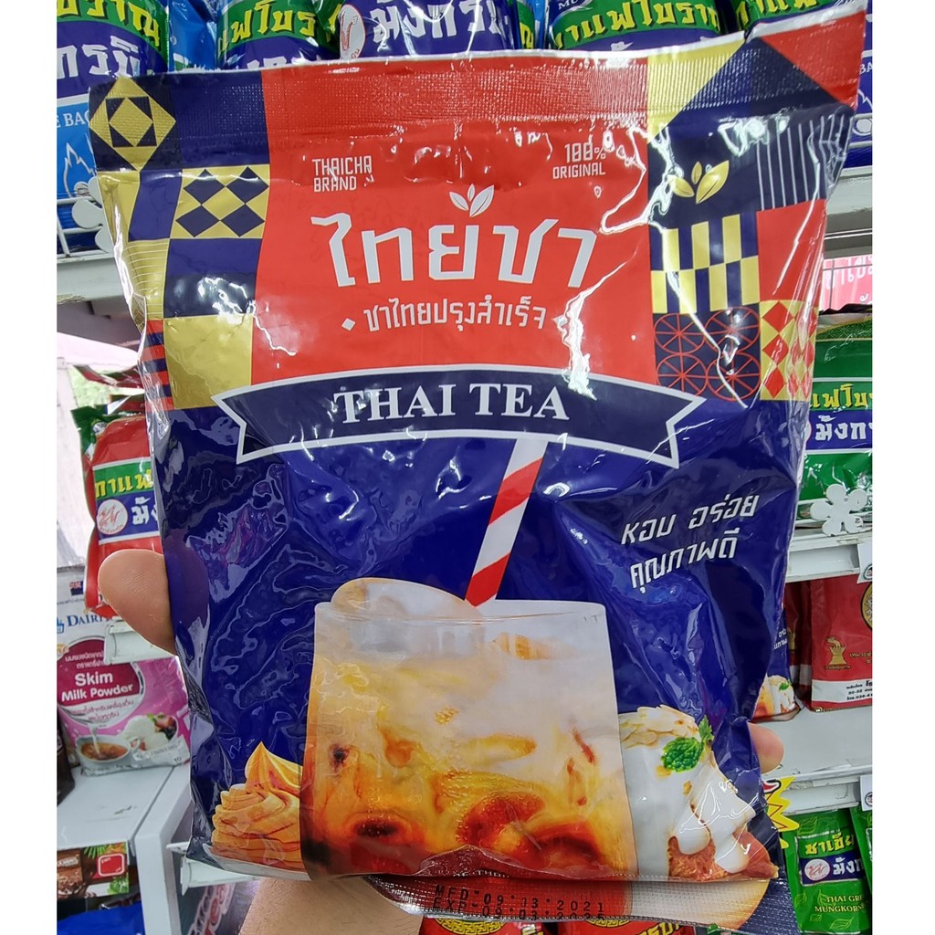 ชาแดง-ชาผง-ชาเขียว-ชาแดงตราไทยชา-ชาคัดพิเศษ-400g