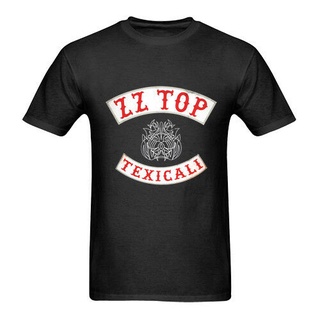 คอลูกเรือเสื้อยืดคอกลมZz เสื้อยืด แขนสั้น พิมพ์ลาย Texicaliผ้าฝ้ายแท้