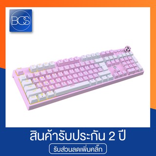 OKER K-98A Pink Evolutiom Backlit Mechanical Keyboard คีย์บอร์ดเกมมิ่ง - (Pink)