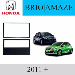 หน้ากากวิทยุ รถยนต์ HONDA รุ่น BRIO/AMAZE ปี 2011 UP - สีดำ