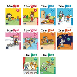 หนังสือหัดอ่านภาษาอังกฤษ I Can Read Level 1-5 (10 เล่ม/ชุด)