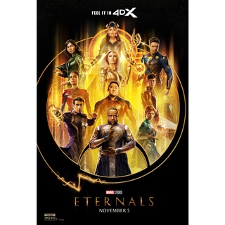 Poster eternals ฮีโร่พลังเทพเจ้า(4dx)