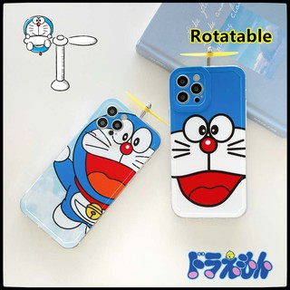 Doraemon เคส Apple 12 Pro max เคสไอโฟน IPhone 11 น่ารัก 7 8Plus SE X XS เคสไอโฟน7พลัส ป้องกันการตก XR เคสไอโฟน XSMAX เคสไอโฟน 11 11pro 11promax all-inclusive protective case
