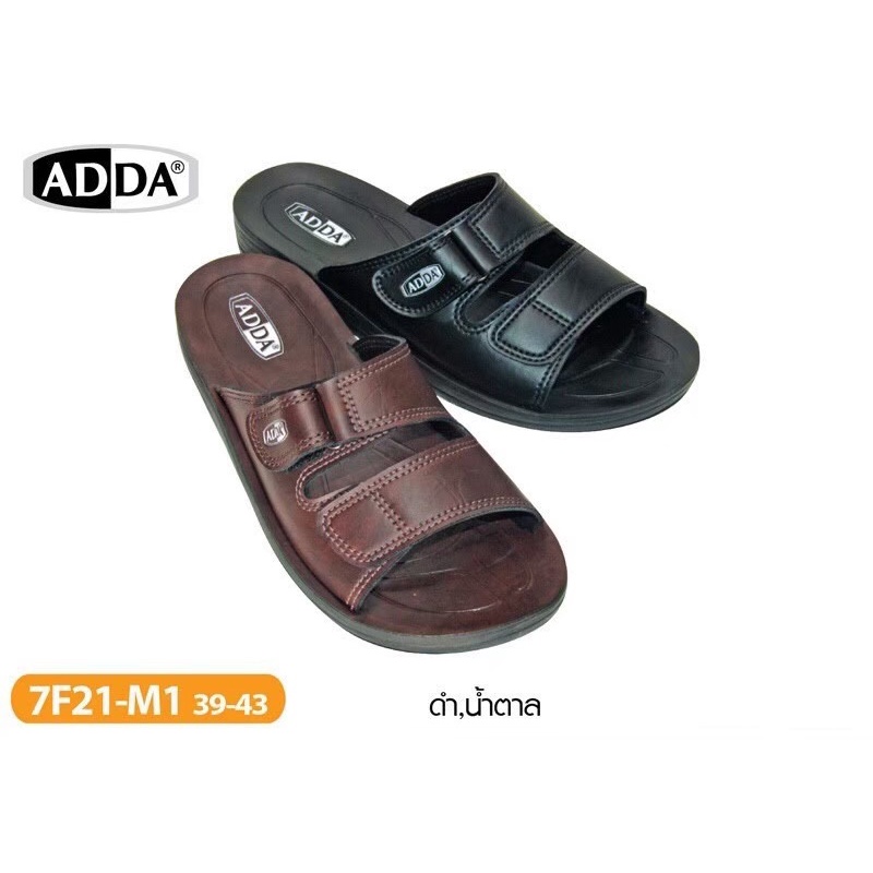 a7f21-adda-รองลำลอง-รองแตะแบบสวม-สำหรับผู้ชาย-พื้นพียู-ad-7f21