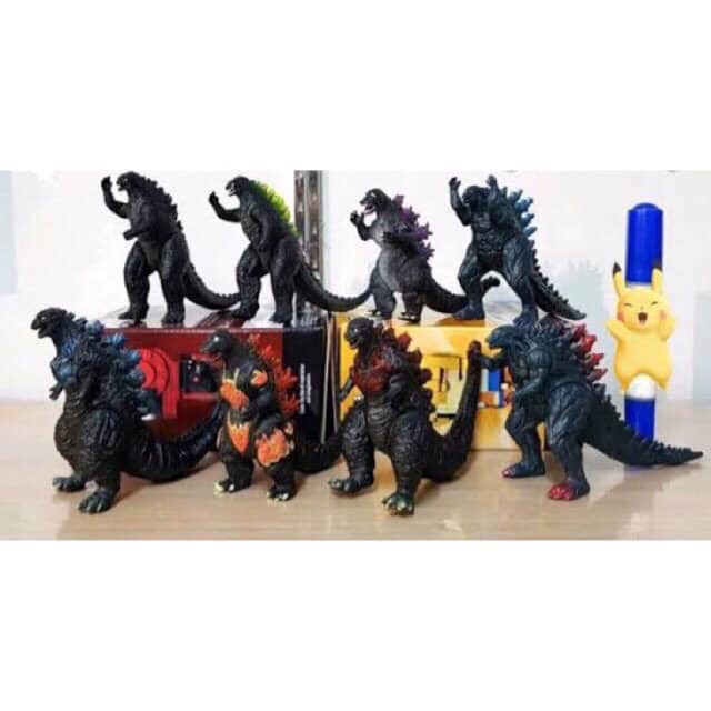 โมเดลก็อตซิลล่า-8-ตัว-godzilla-8-pcs-set