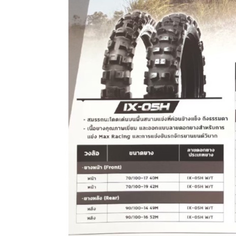 ยางวิบาก-ไออาซี-irc-ix-05h-ยางแข่ง-ขนาด-70-100-17-70-100-19-90-100-14-90-100-16-1-3-วันถึงปลายทาง